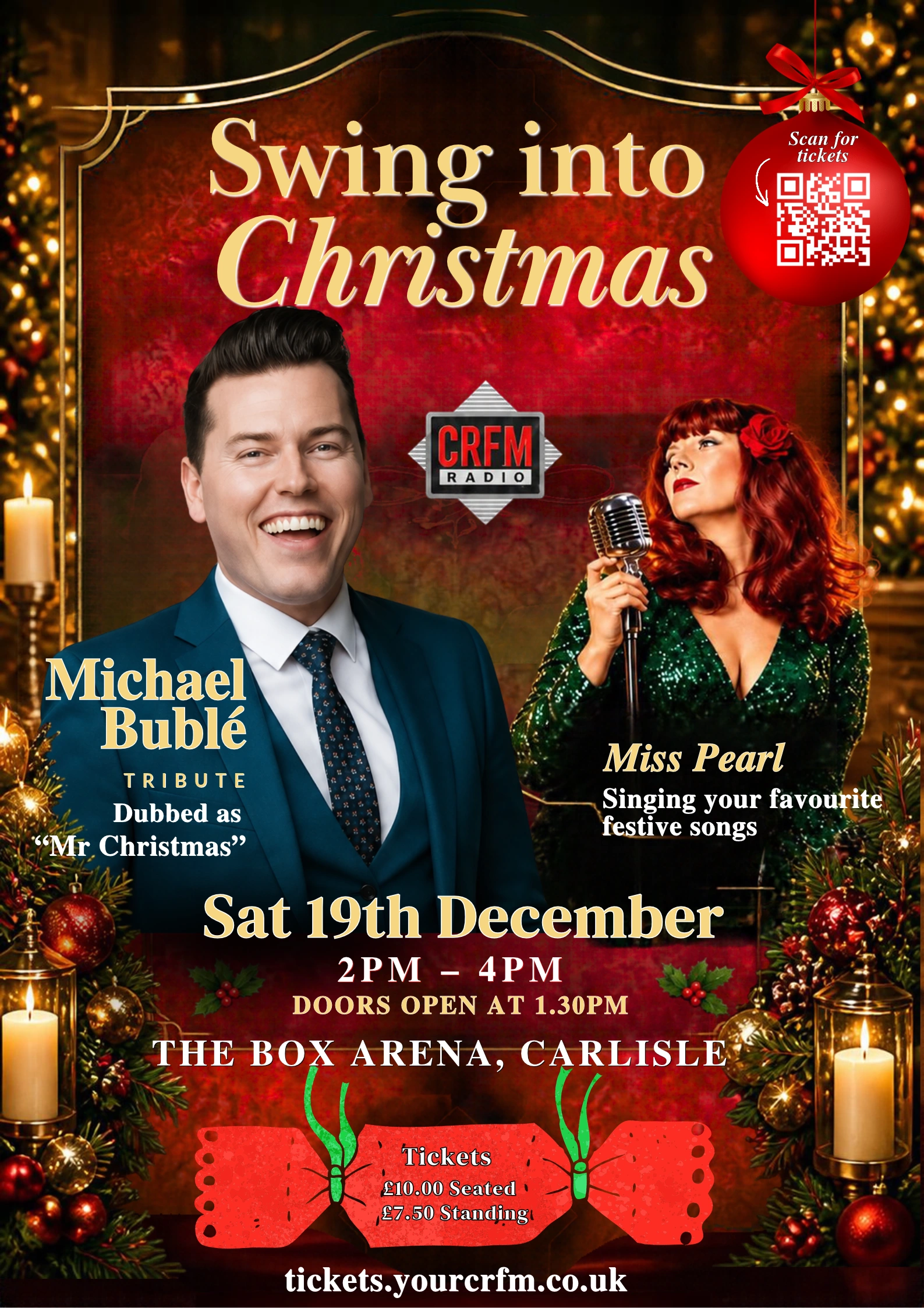 Swing Into Christmas flyer